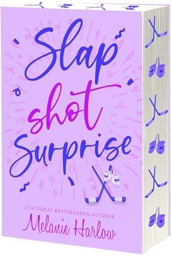 Slap Shot Surprise (Cherry Tree Harbor #5) by Melanie Harlow - Sprayed Used