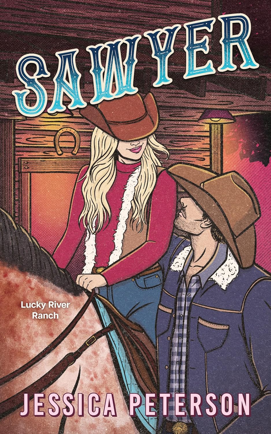 Sawyer (Lucky River Ranch #3) by Jessica Peterson -Used