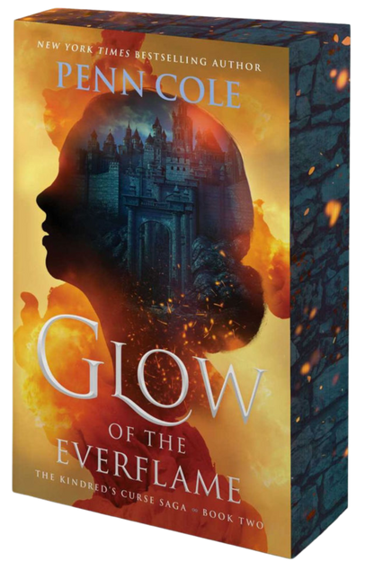 Glow of the Everflame (Kindred's Curse #2) by Penn Cole - NEW