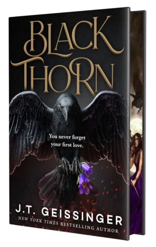 PREORDER: Blackthorn by J.T. Geissinger-Hardcover Sprayed New