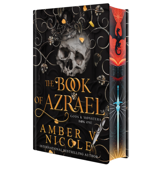 The Book of Azrael (Gods & Monsters #1) by Amber V. Nicole - Deluxe Limited Edition -Hardcover New