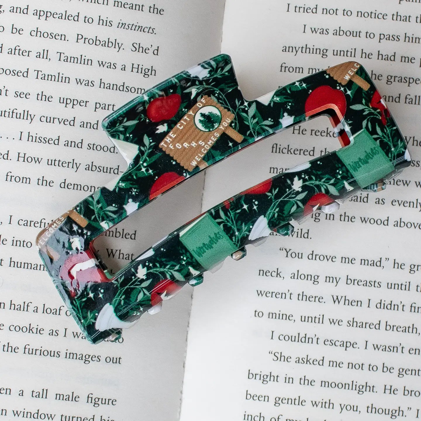 Bookish Hair Clips