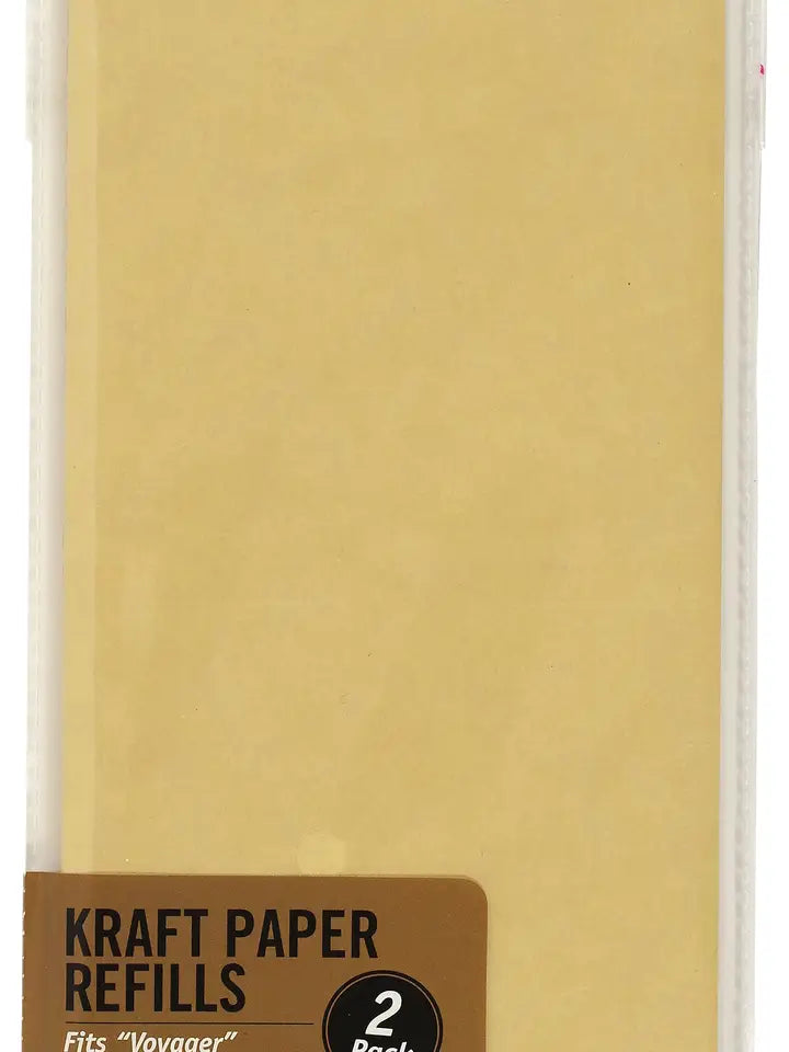 Kraft Paper Voyager Refills 2- Pack