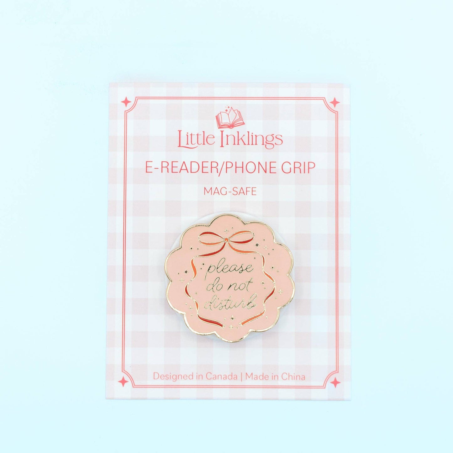 Pretty Please Do Not Disturb Phone/E-Reader Enamel Grip