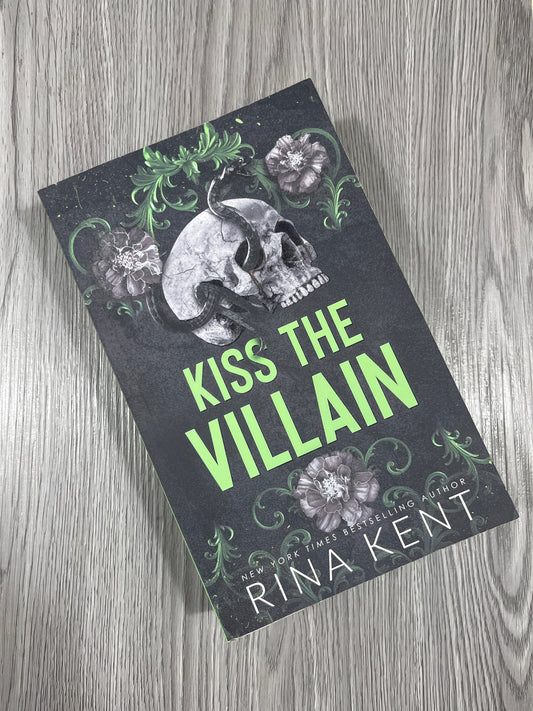 Kiss the Villain (Villain #1) by Rina Kent-Deluxe Edition Used