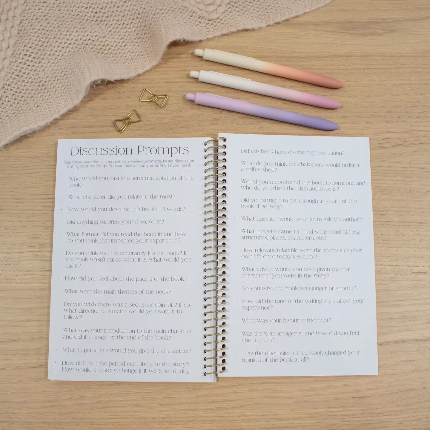 Book Club Journal