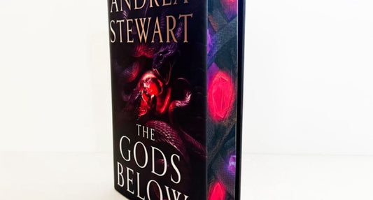 The Gods Below (The Hollow Covenant #1) by Andrea Stewart- Fairyloot Edition-Hardcover Used