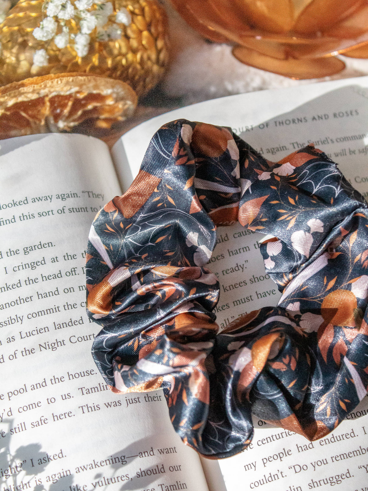 Bookish Satin Scrunchie | Dragons Grove