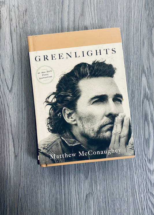 Greenlights by Matthew McConaughey-Hardcover Used