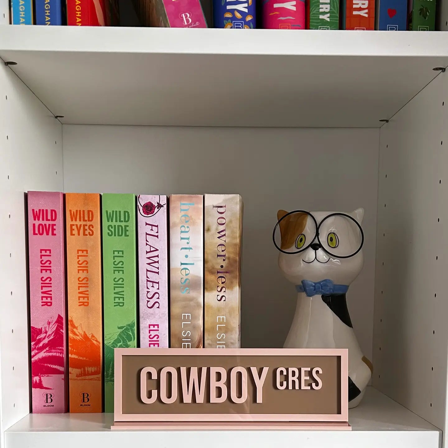 Acrylic Shelf Sign with Stand