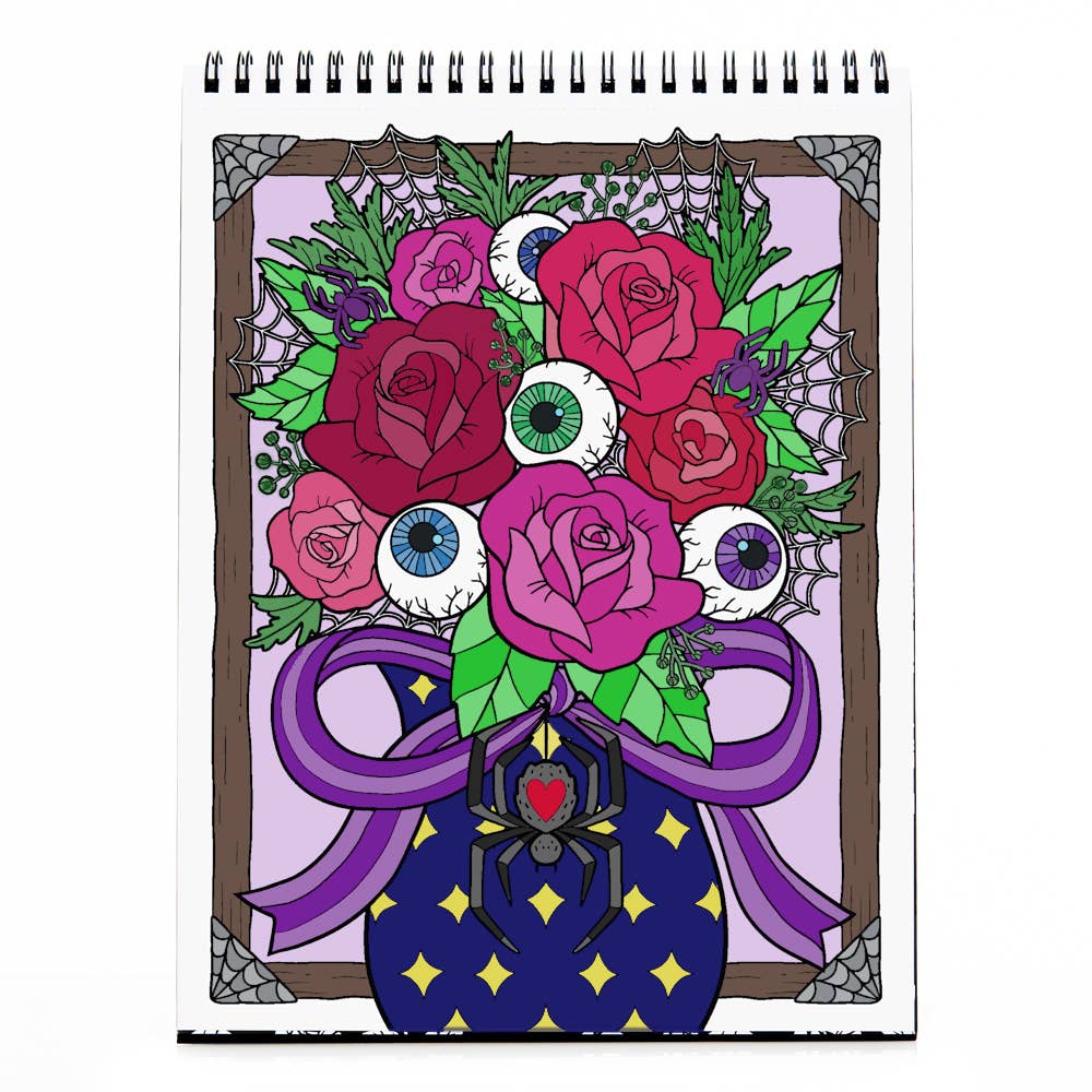 Waiting for the Night Gothic Love Coloring Book