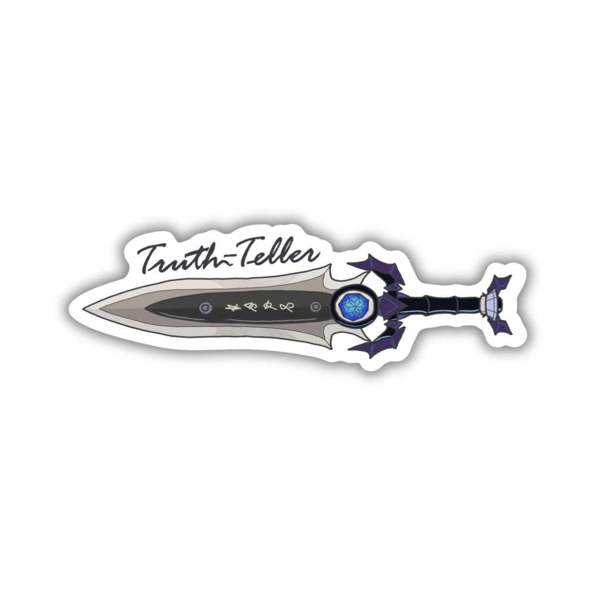 Truth-Teller Dagger Sticker | A Court of Thorns & Roses