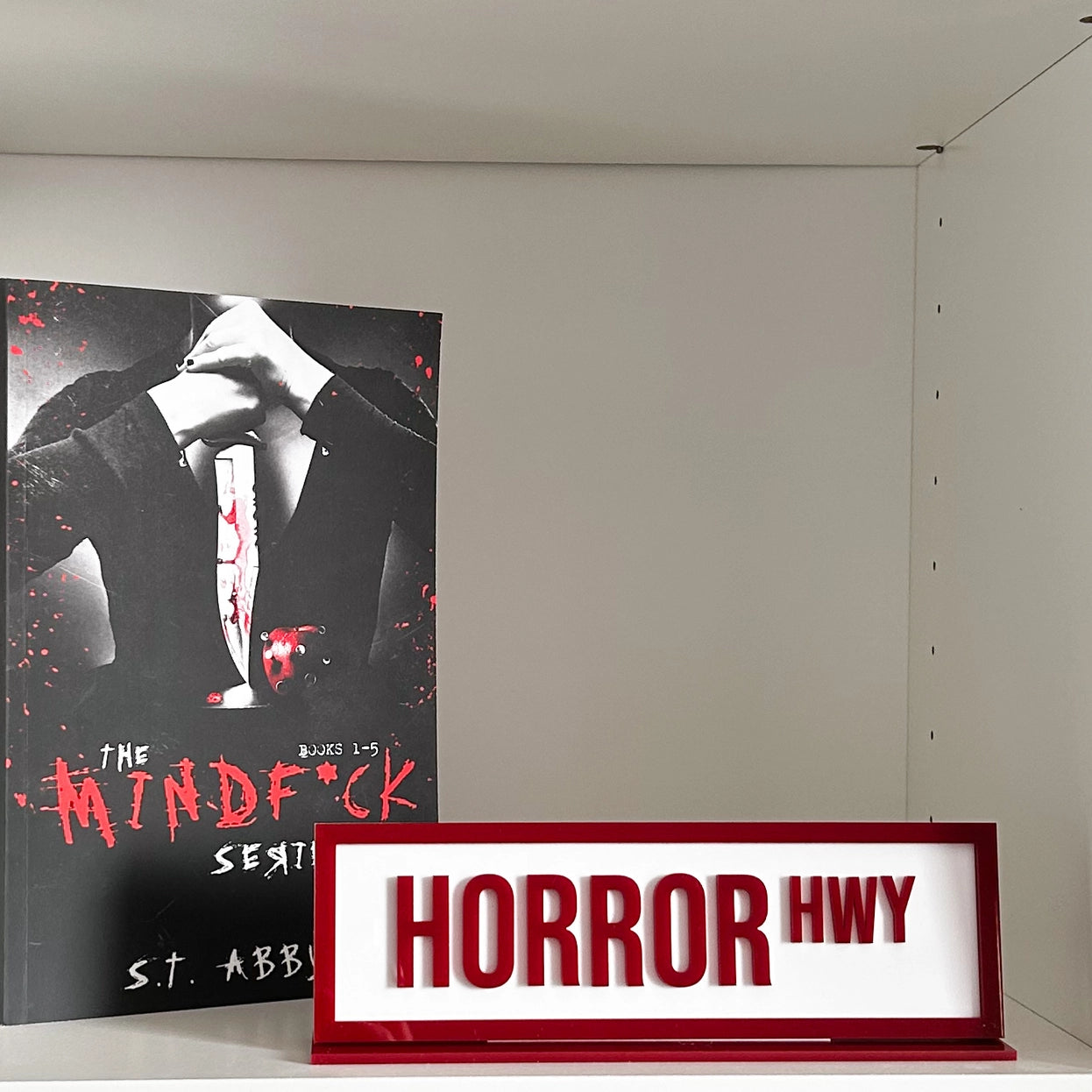Acrylic Shelf Sign with Stand