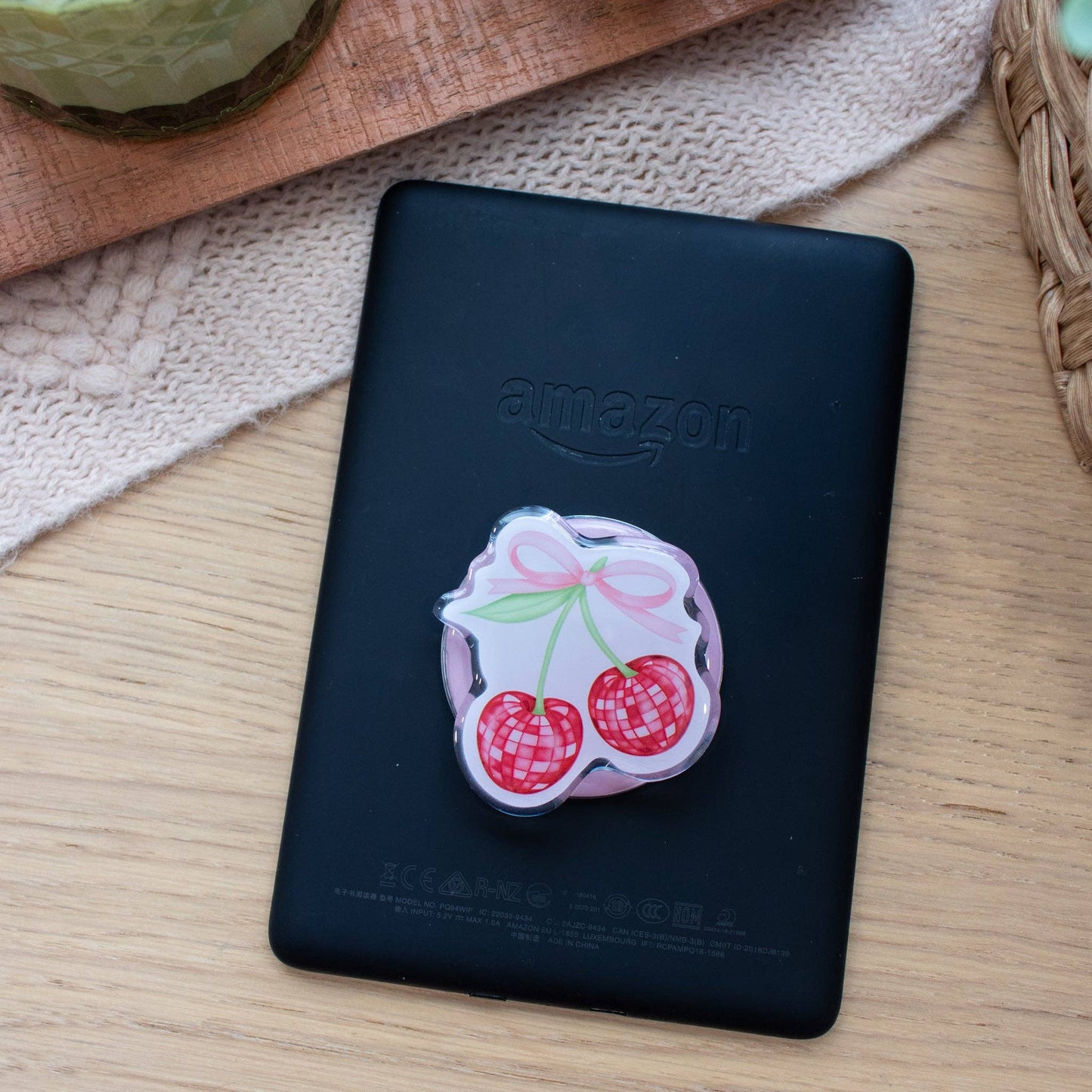 Disco Cherries - Phone/E-Reader Grip