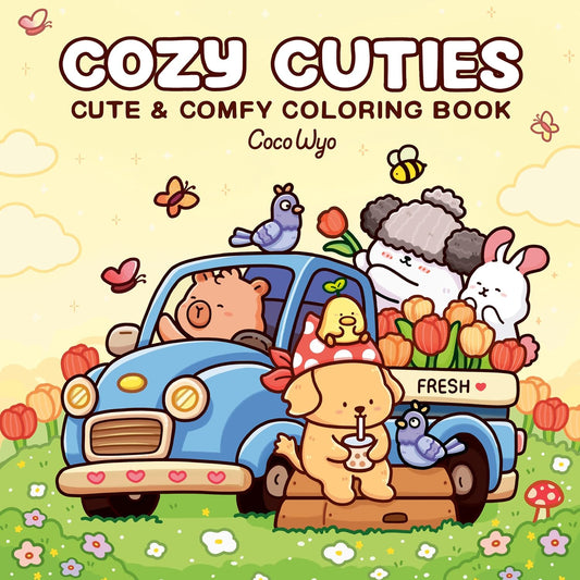 Cozy Cuties: Cute & Comfy Coloring Book by Coco Wyo