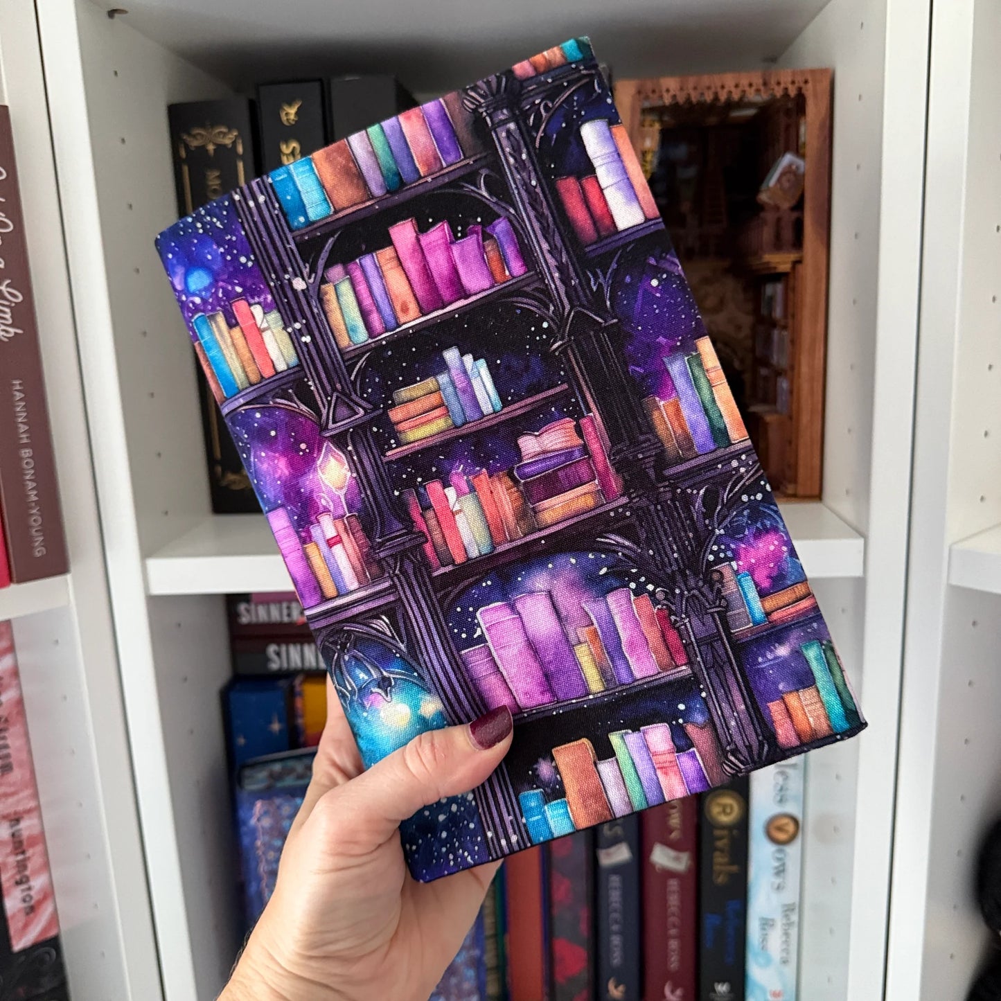 Fabric Book Dust Covers by Visuallyvee