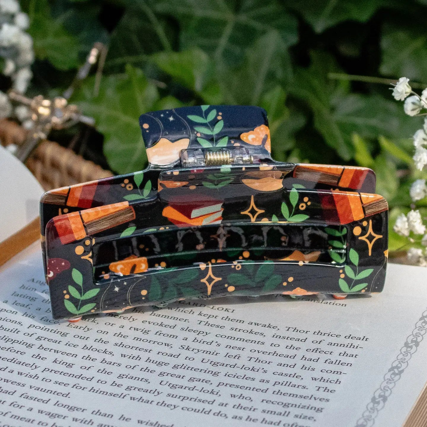 Bookish Hair Clips