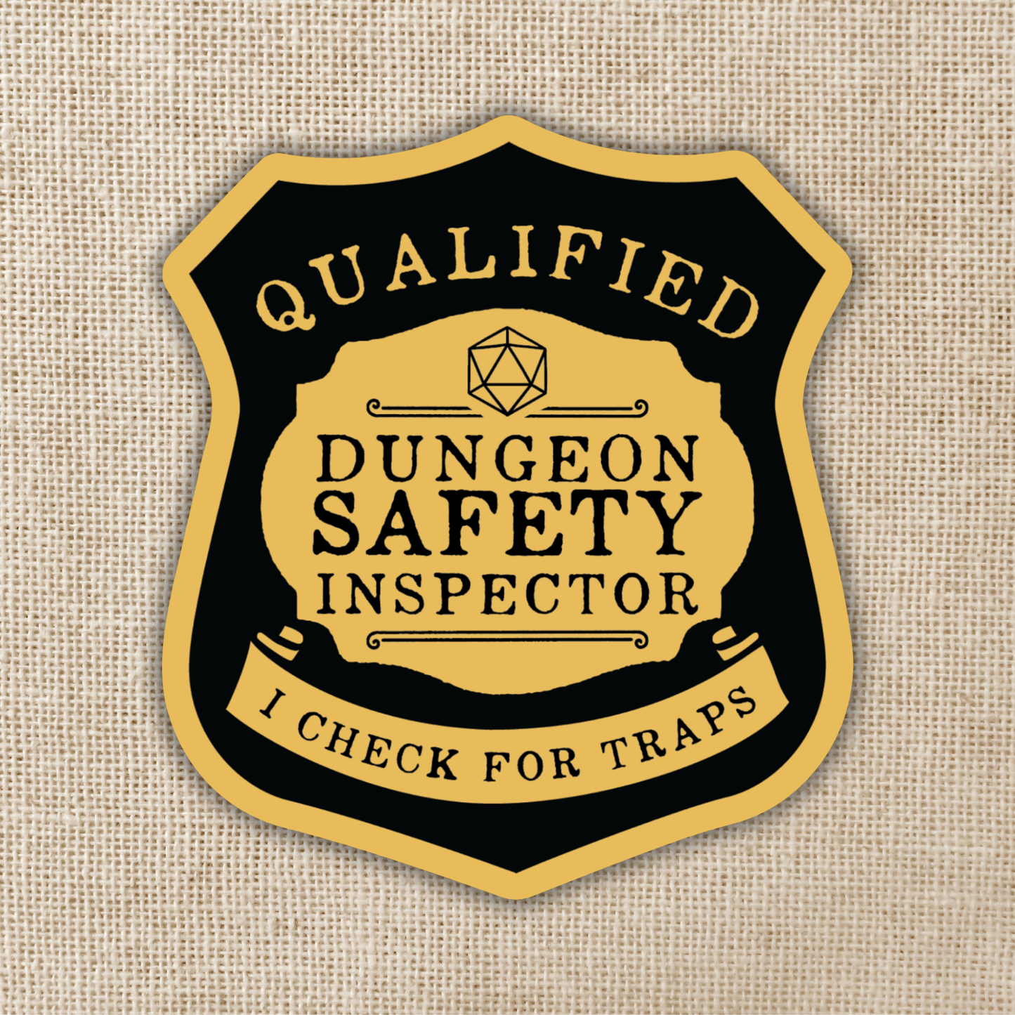 Dungeon Safety Inspector Sticker