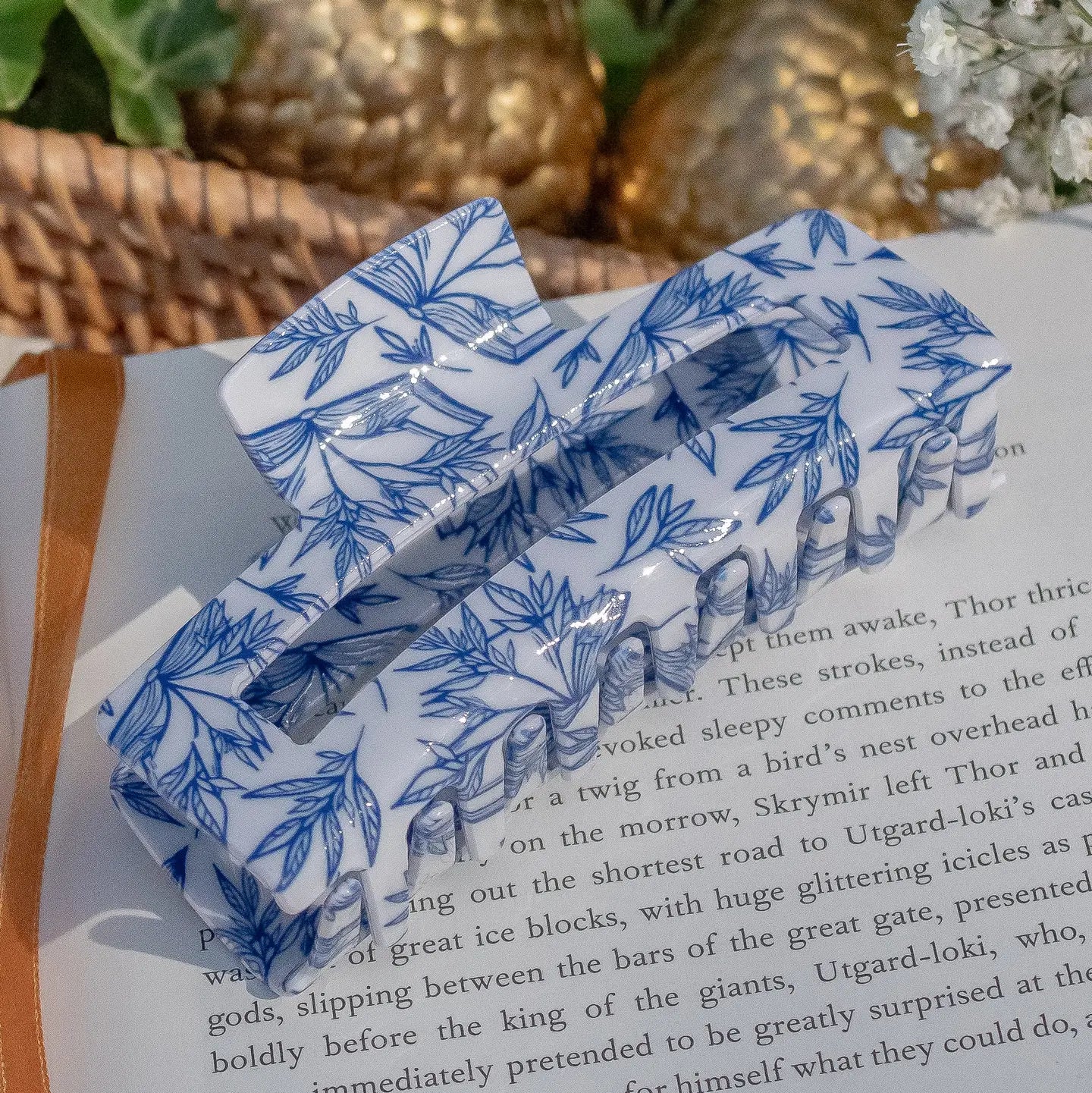 Bookish Hair Clips
