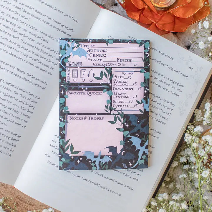 4x6 Book Review Post-It Notepad