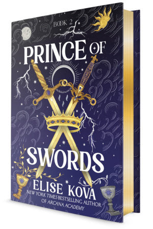PREORDER: Prince of Swords ( Arcana Academy #2) by Elise Kova-Hardcover New