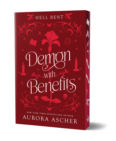 Demon with Benefits (Hell Bent #3) by Aurora Ascher - Sprayed Edge New