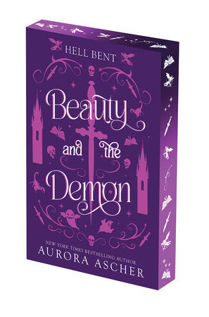 Beauty and the Demon (Hell Bent #5) by Aurora Ascher - Sprayed Edge New