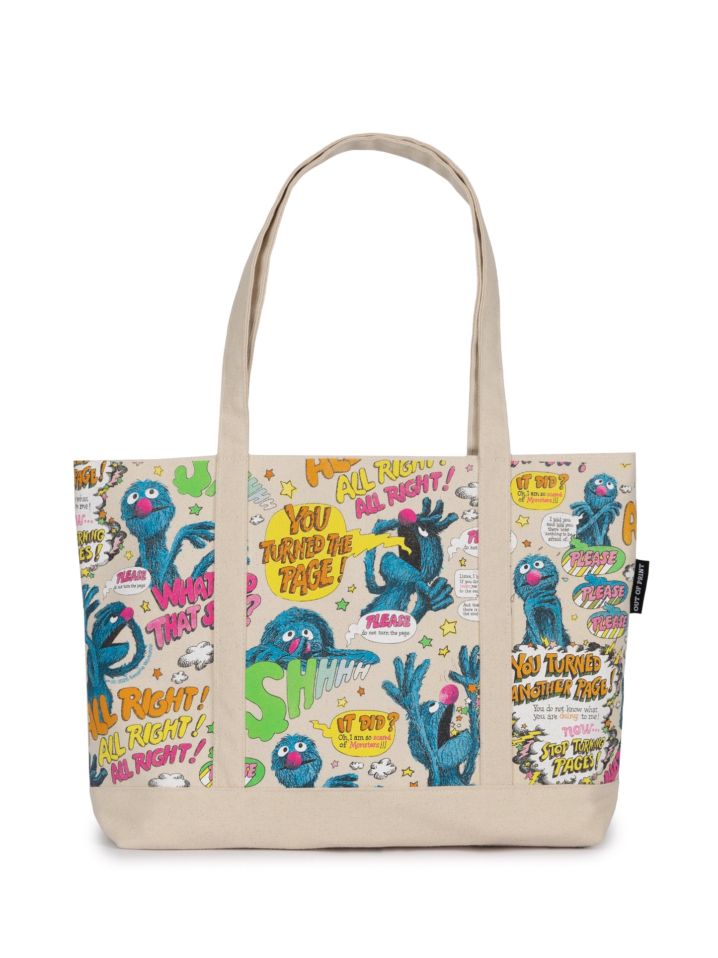 Out of Print Large Zippered Tote