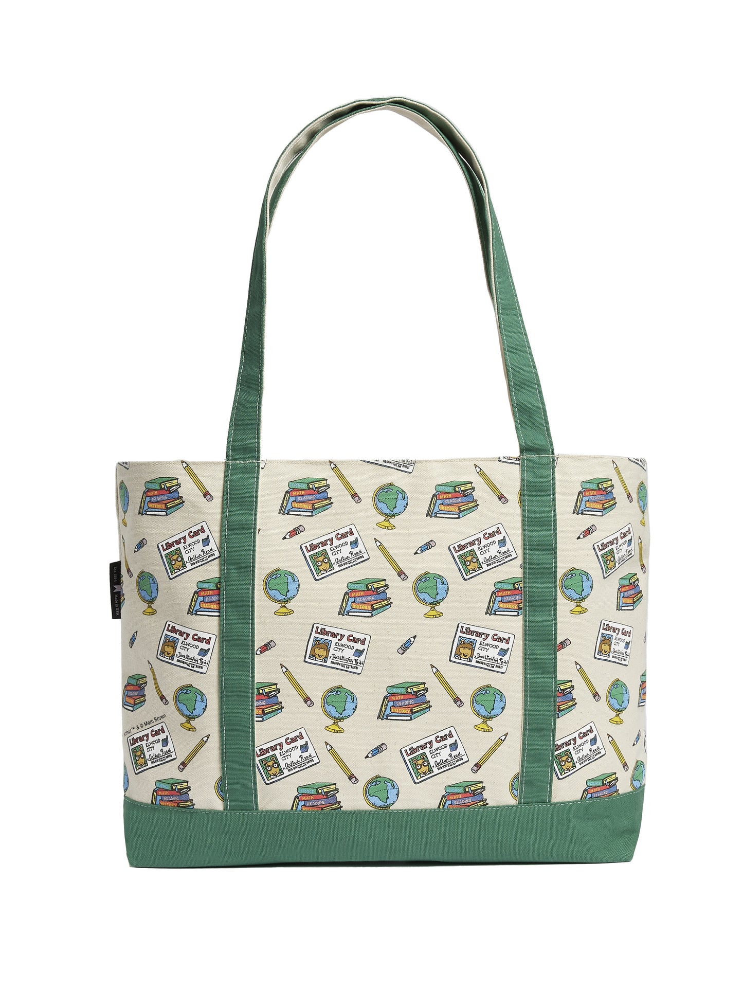 Out of Print Large Zippered Tote