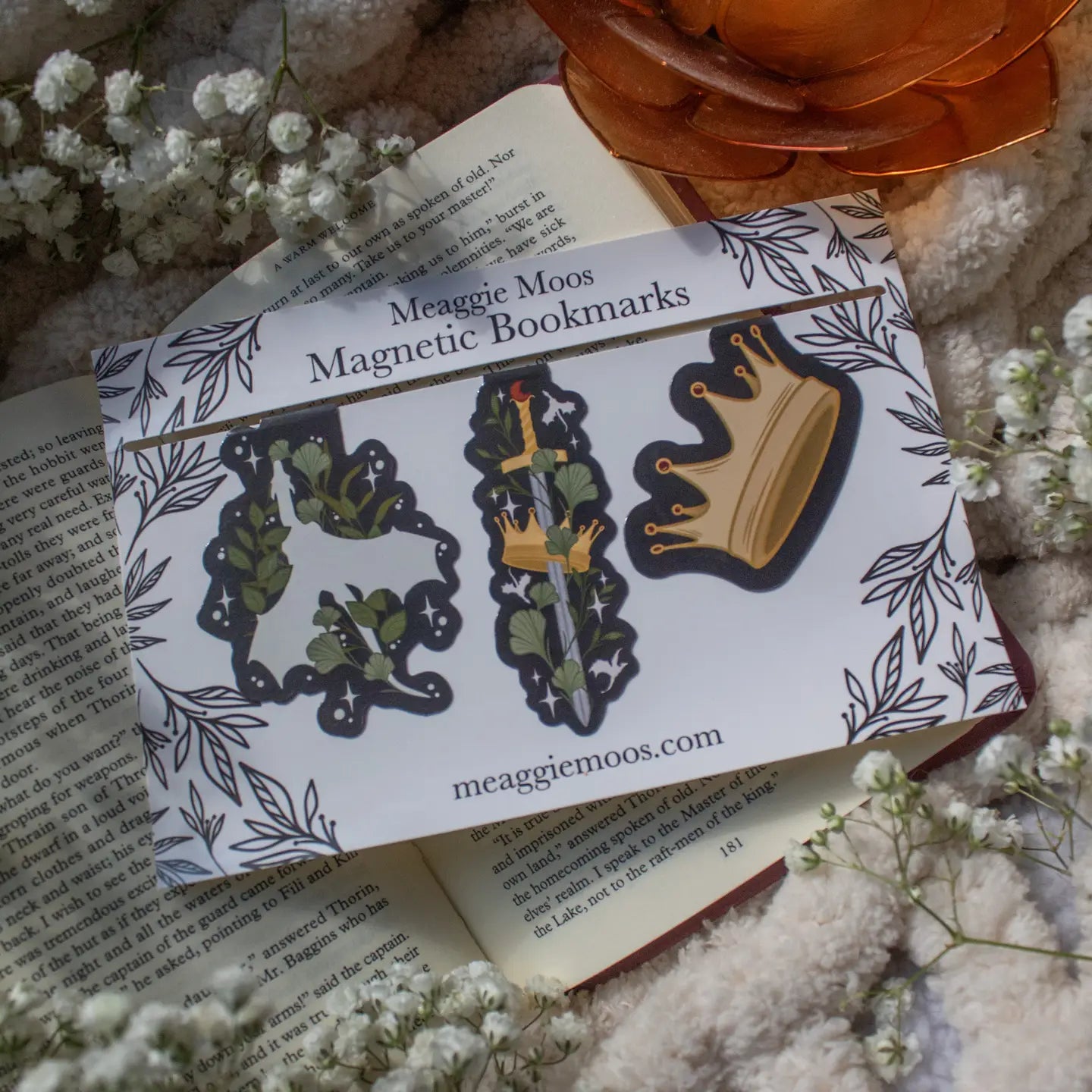 Meaggie Moos Magnetic Bookmarks