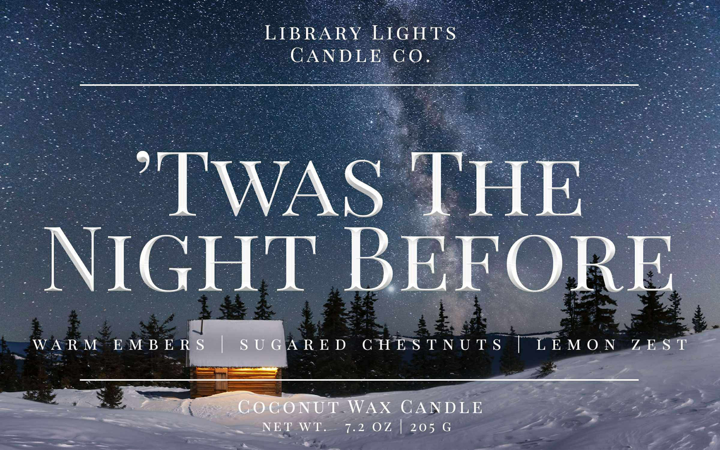 Library Lights Holiday Candles