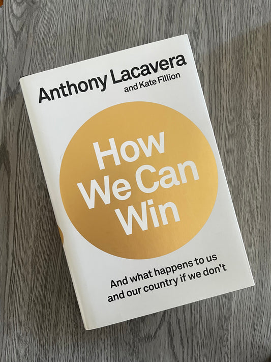 How We Can Win: And What Happens to Us and Our Country If We Don't  by Anthony Lacavera-Hardcover Used