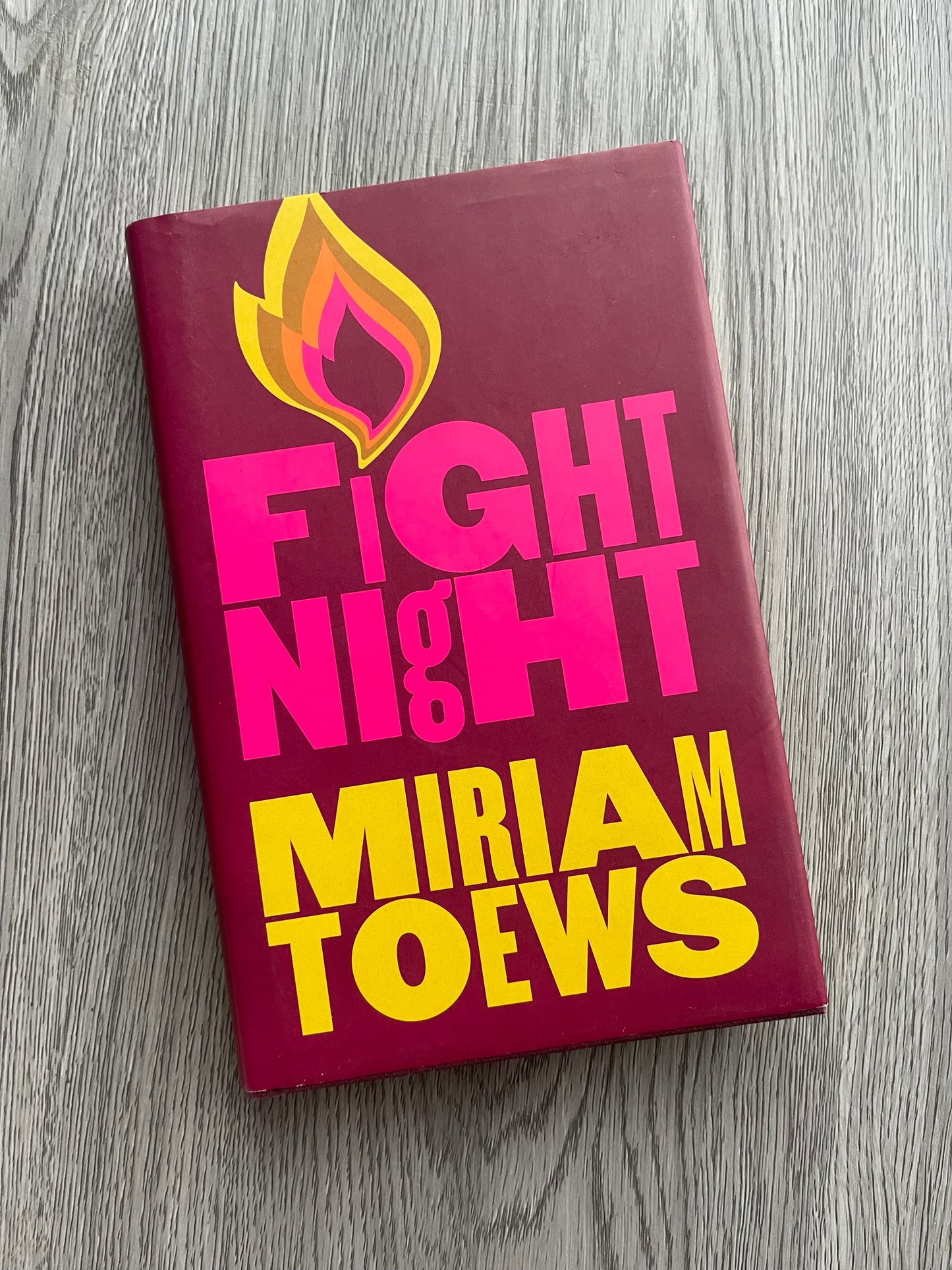 Fight Night by Miriam Toews-Hardcover Used