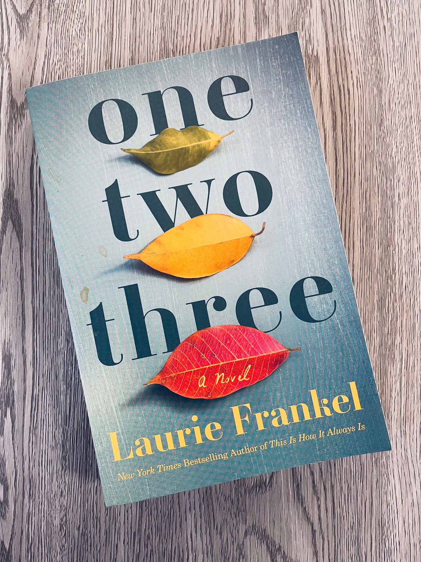 One Two Three by Laurie Frankel