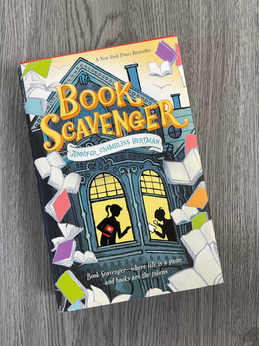 Book Scavenger by Jennifer Chambliss Bertman-Hardcover