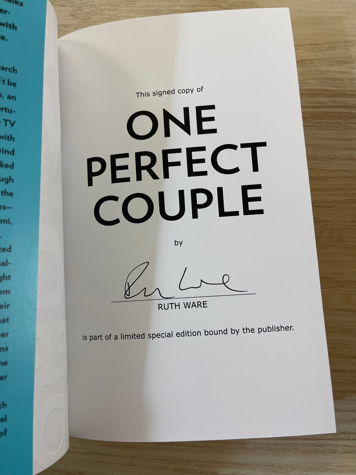 One Perfect Couple by Ruth Ware