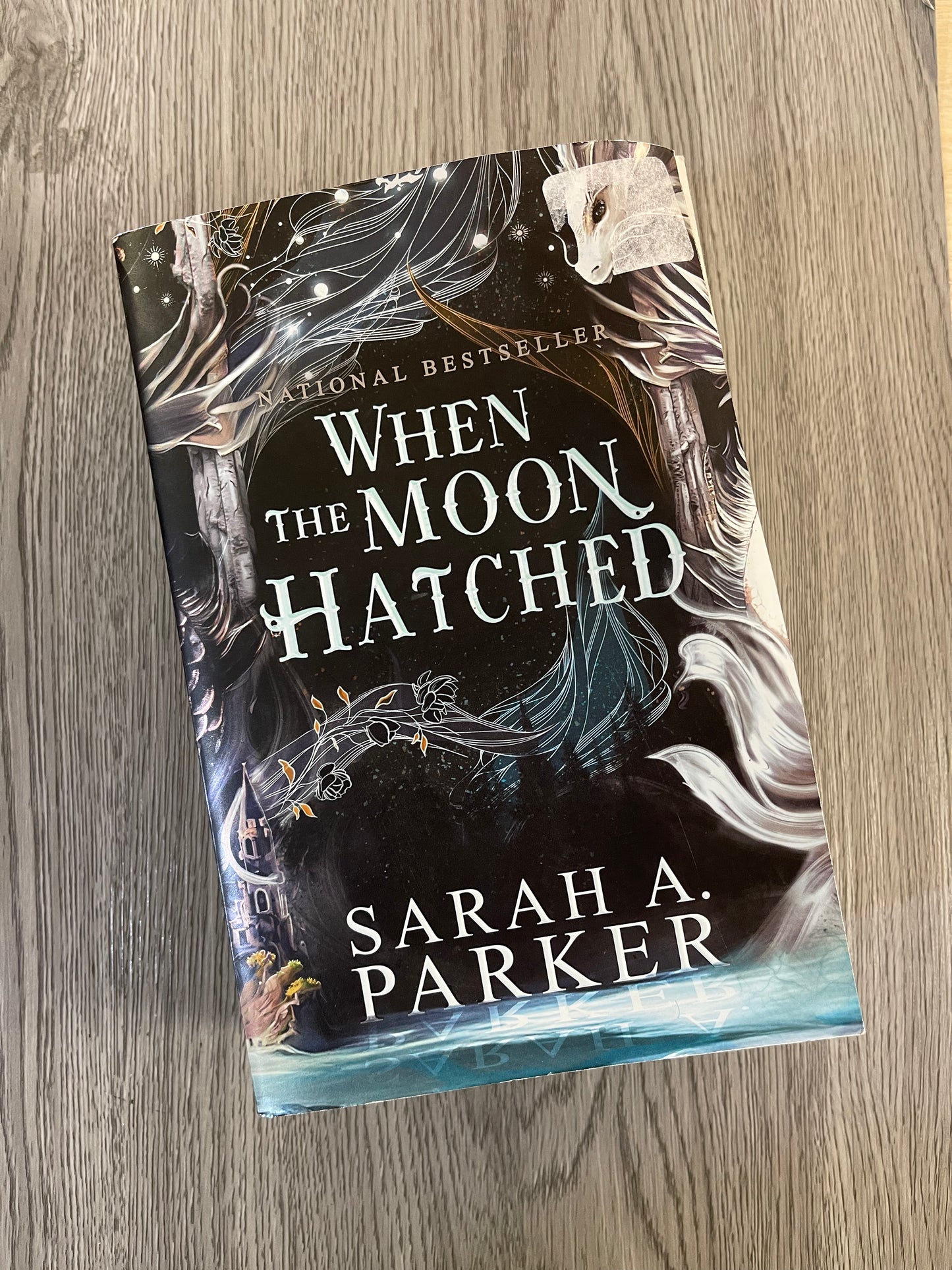 When the Moon Hatched (Moonfall #1) by Sarah A. Parker-NEW