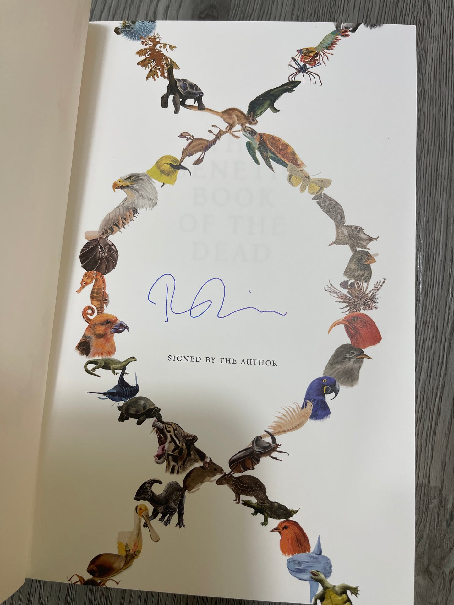 The Genetic Book of the Dead: A Darwinian Reverie (Signed by Author)  by Richard Dawkins-Hardcover