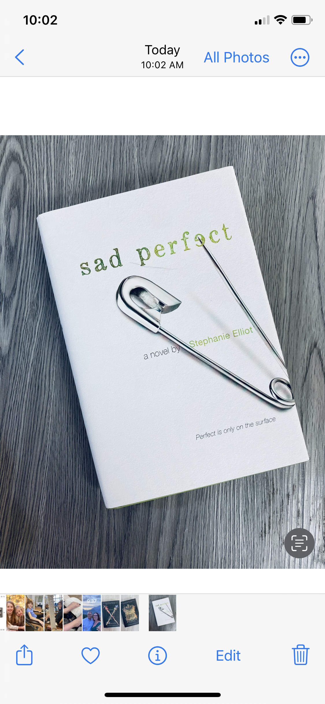 Sad Perfect by Stephanie Elliot-Hardcover