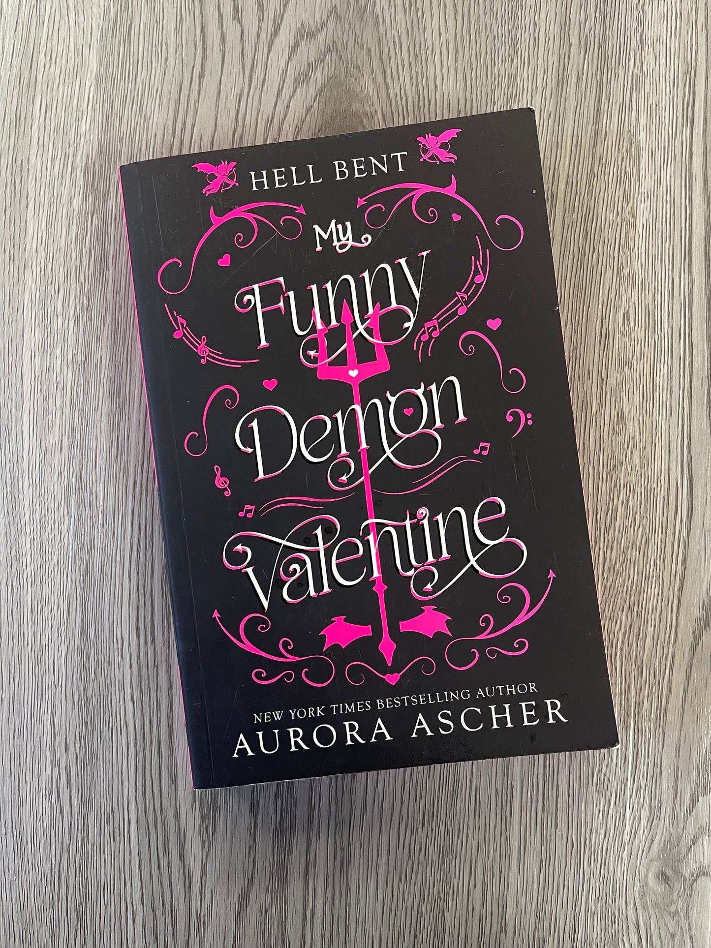 My Funny Demon Valentine by Aurora Ascher - Sprayed Edges Used