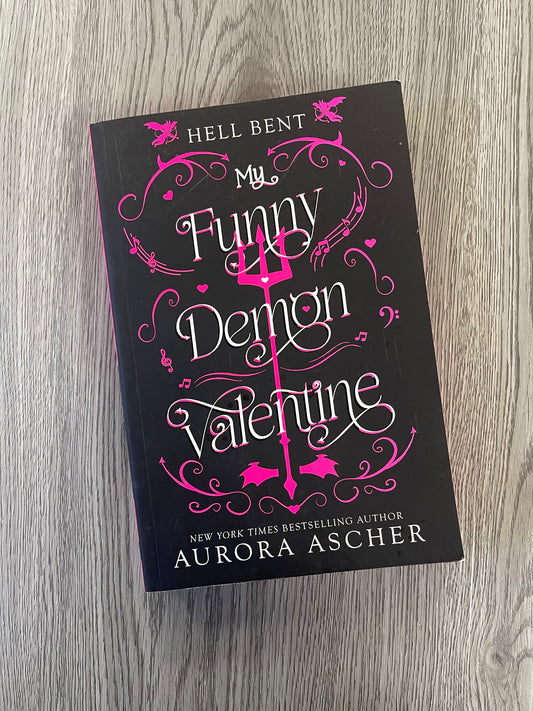 My Funny Demon Valentine by Aurora Ascher - Sprayed Edges Used
