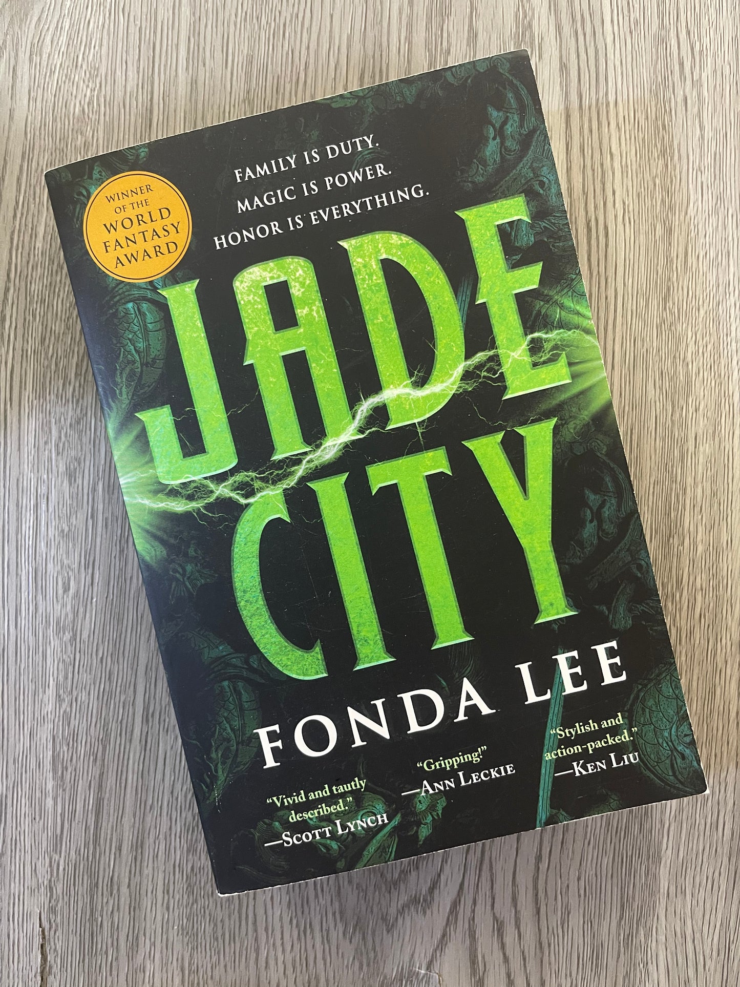 Jade City (The Green Bone Saga #1) by Fonda Lee -Used