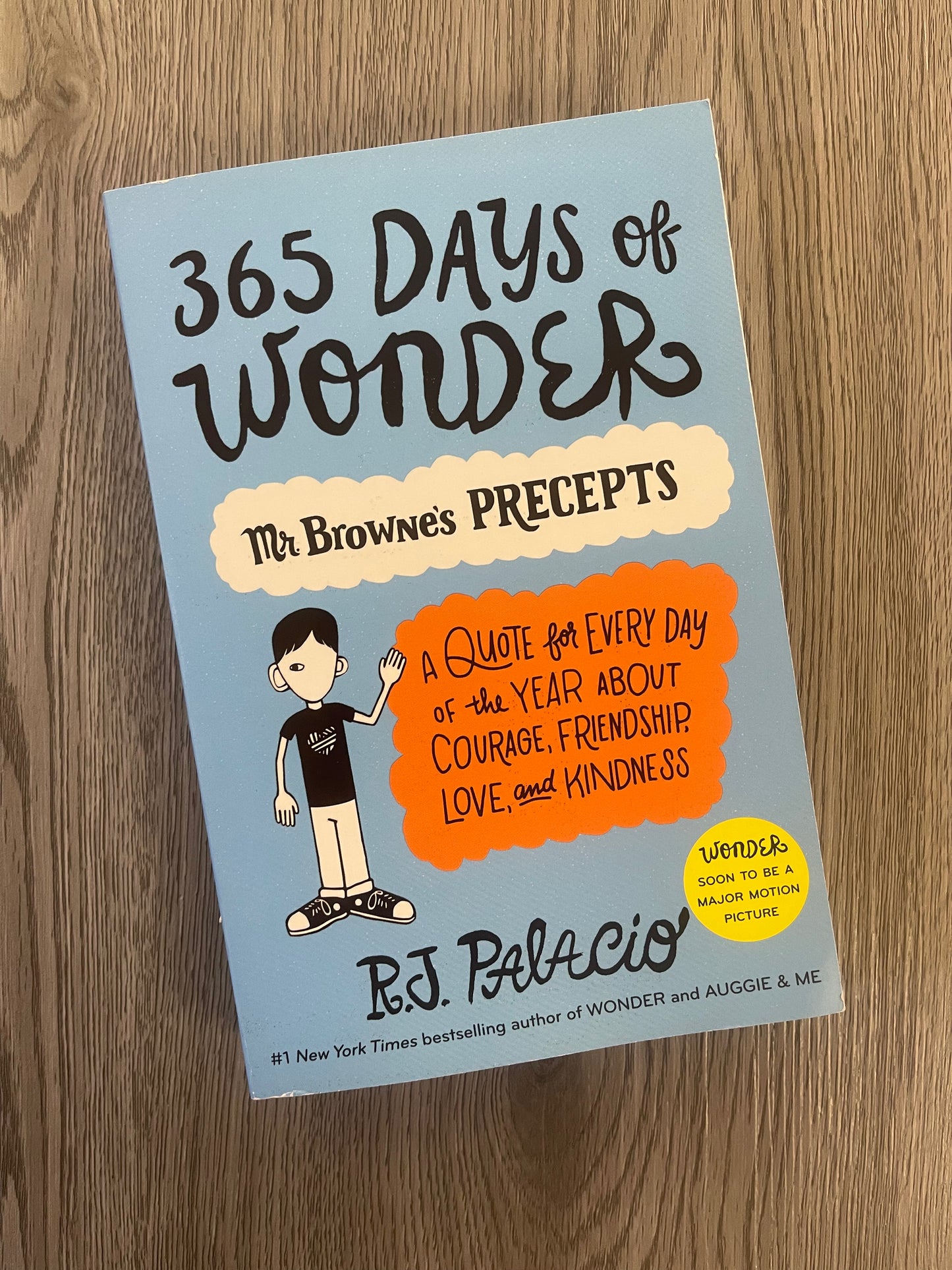 365 Days of Wonder: Mr. Browne's Book of Precepts (Wonder Companion) by R.J Palacio-Used