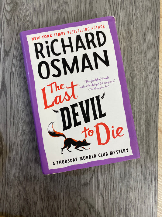 The Last Devil to Die ( Thursday Murder Club #4) by Richard Osman-Used