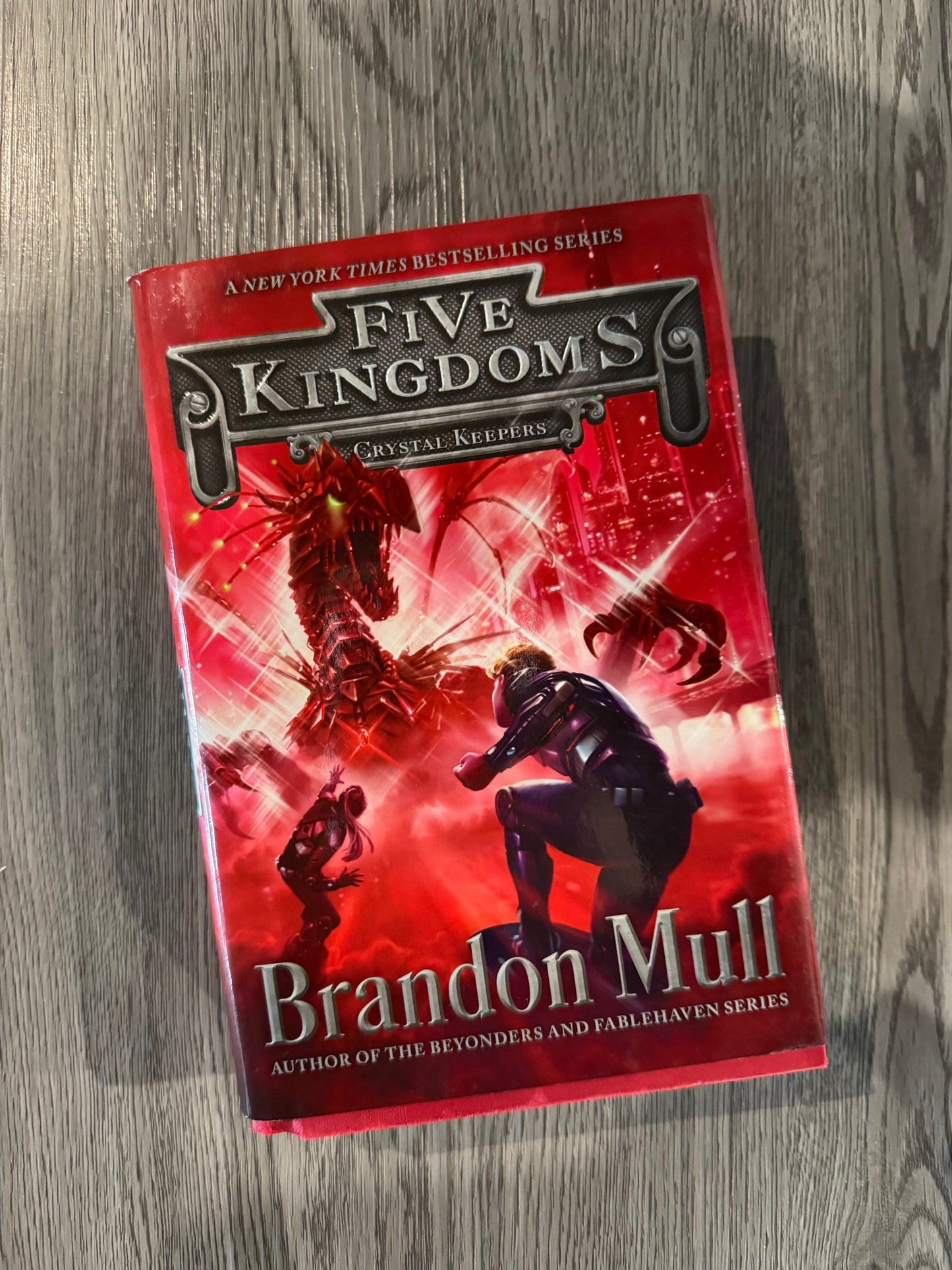 Crystal Keepers (Five Kingdoms #3) by Brandon Mull- Hardcover Used