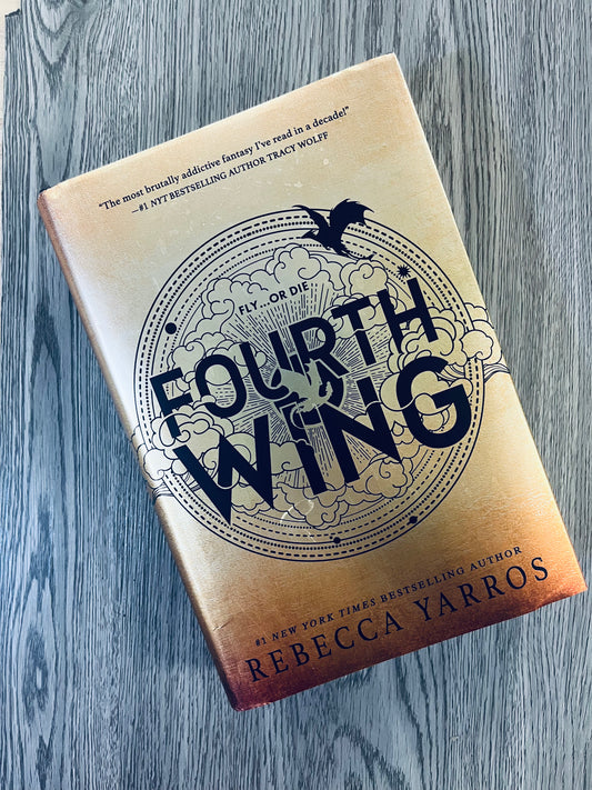 Fourth Wing (The Empyrean #1) by Rebecca Yarros- Hardcover Used
