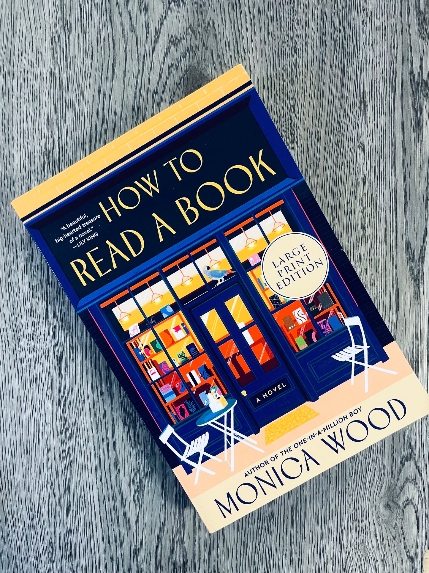 How to Read a Book by Monica Wood - Large Print Edition