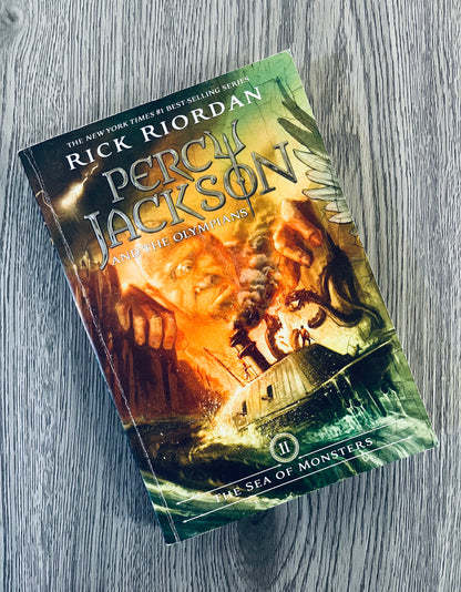 Percy Jackson and the Olympians by Rick Riordan-Used