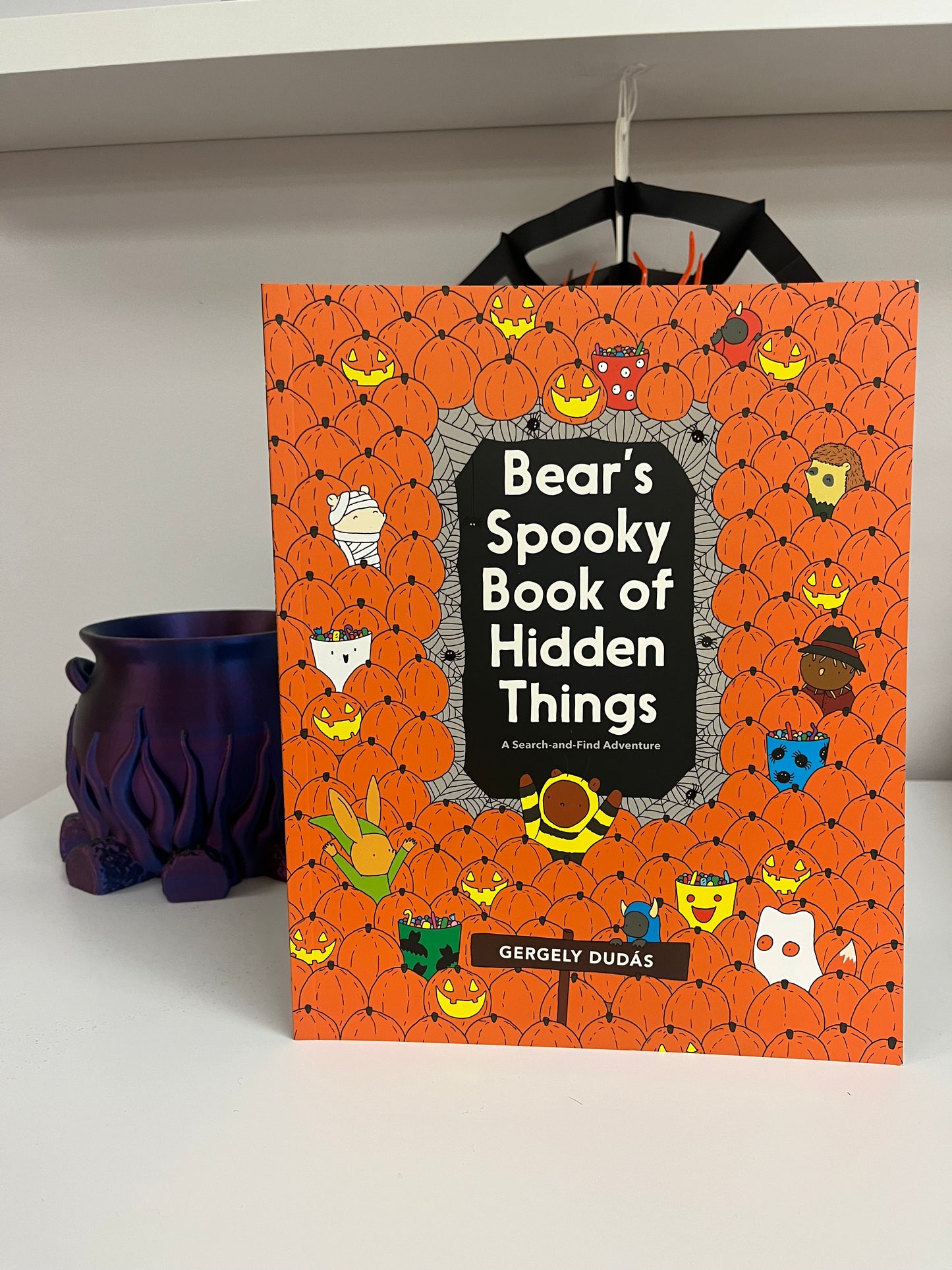 Bear's Spooky Book of Hidden Things: A Search and Find Book by Gergely Dudás - Paperback