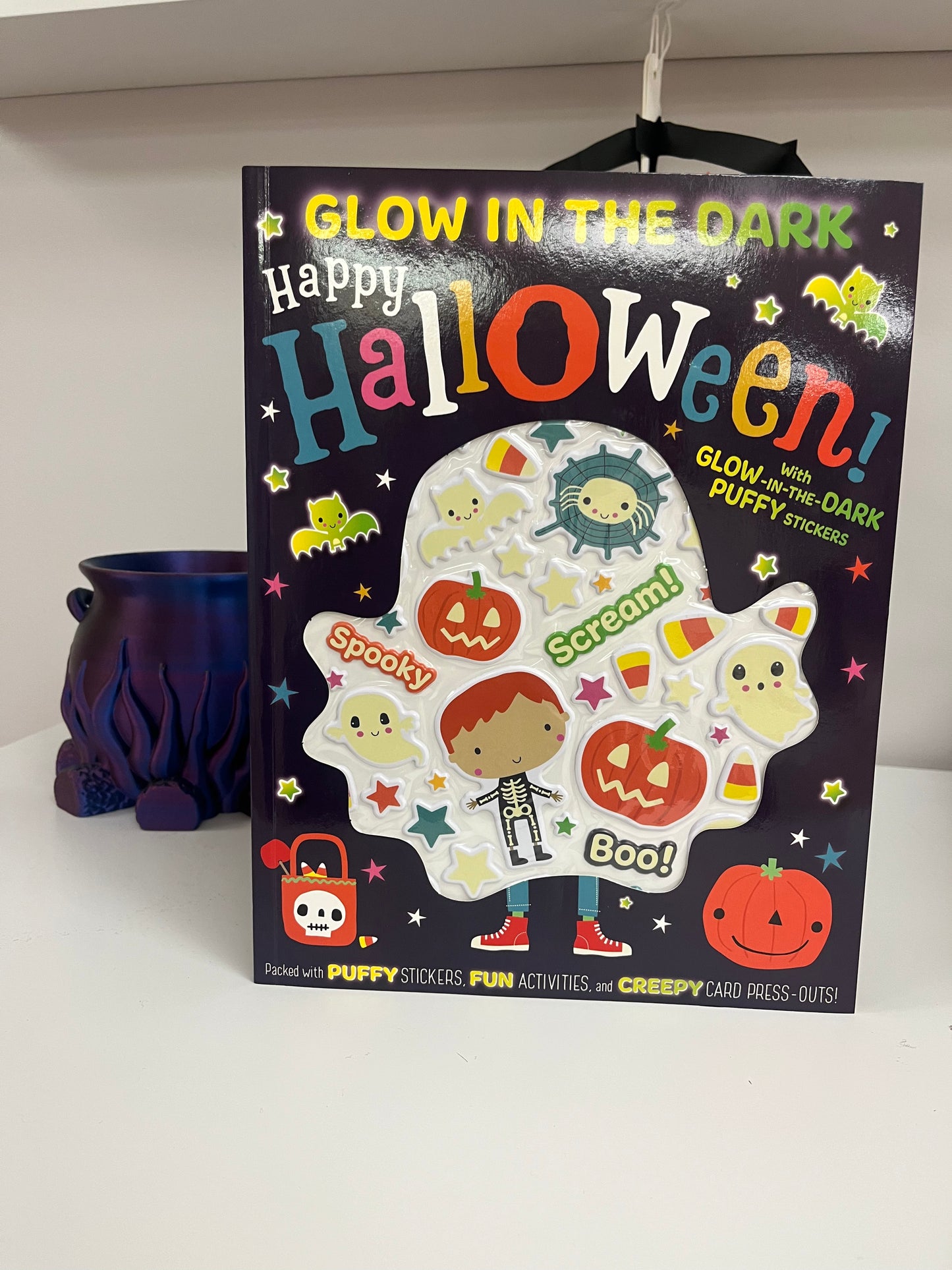 Glow in the Dark Halloween Activity Book